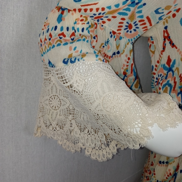 Patrons Of Peace Boho Romper Small - Picture 3 of 4